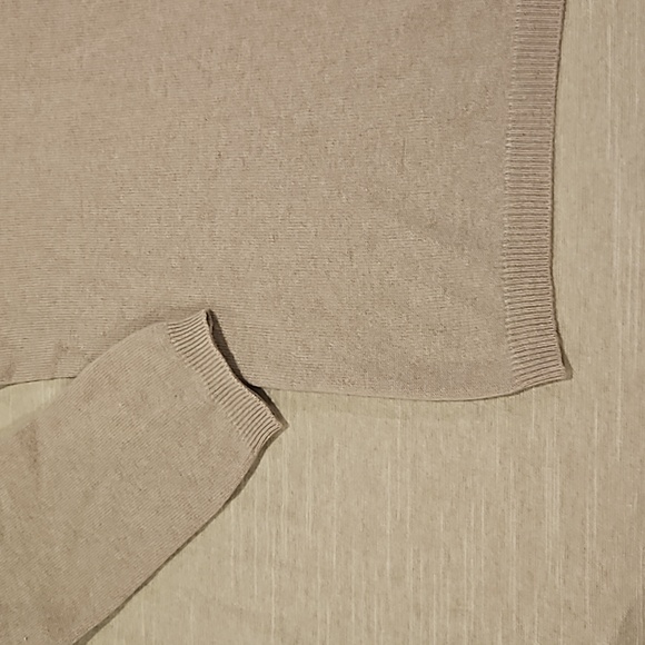 Pure Cashmere tan size S turtleneck sweater - Picture 7 of 9
